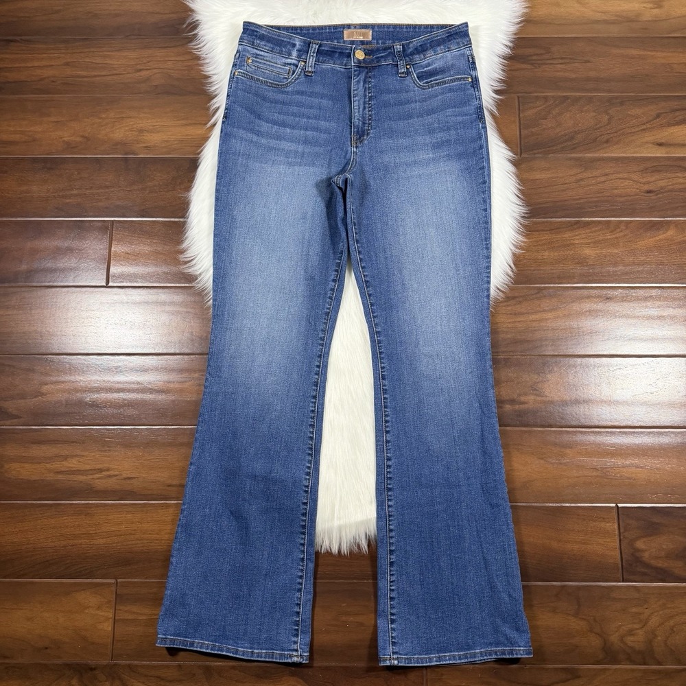 Kut from Kloth Women's Size 12 Medium Wash Natalie High Rise Bootcut Denim Jeans